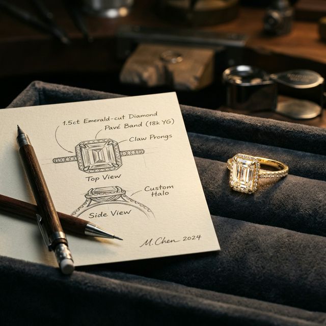 Custom Engagement Ring Design Process